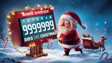 how many days until christmas 999999999999